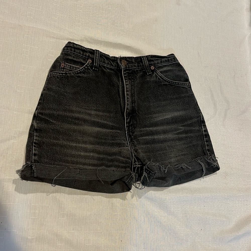 Levi’s Black Denim Shorts